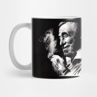 Bukowski on Black Mug